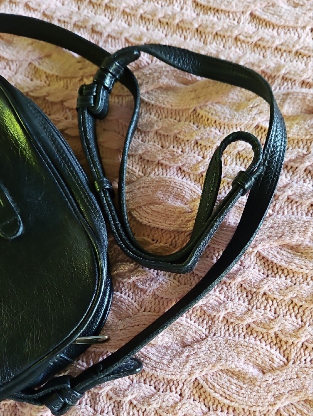Fossil Black Leather Crossbody Bag - Picture 14 of 16